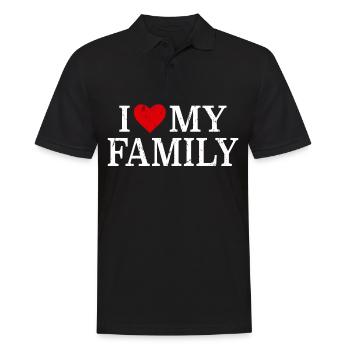 famille - Polo Homme - noir - Devant - Kai (181cm)