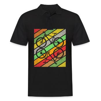 Vélo Mountainbiker Vélo Vélo - Polo Homme - noir - Devant - Kai (181cm)
