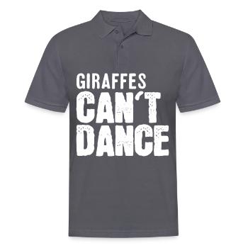Les girafes ne peuvent pas danser - Polo Homme - charbon - Devant - Nico (186cm)