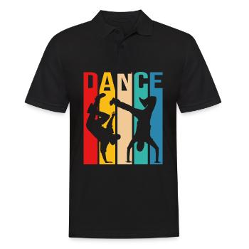 Bboy Breakdancing Breakdance Tanzen Tänzer Breaker - Männer Poloshirt - Schwarz - Vorne - Kai (181cm)