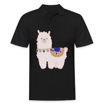 lama - Polo Homme - noir - Devant - Kai (181cm)