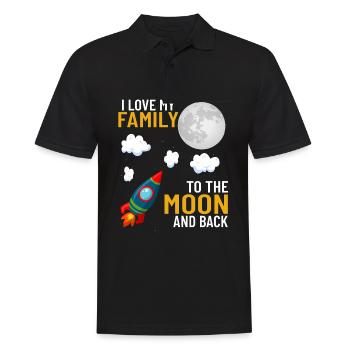 famille - Polo Homme - noir - Devant - Kai (181cm)