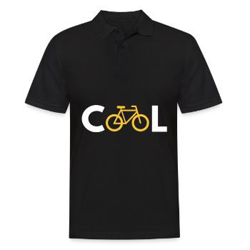 Vélo, vélo, vélo, vélo, vélo, sport - Polo Homme - noir - Devant - Kai (181cm)
