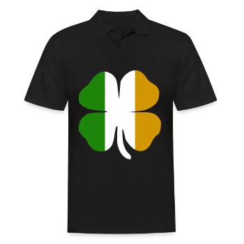 Irlande, Irlande, Dublin, Eire, Ulster - Polo Homme - noir - Devant - Kai (181cm)