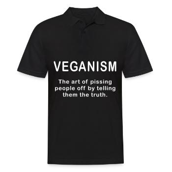 Veganism Vegan Vegan Vegan Definition - Men's Polo Shirt - black - Front - Kai (181cm)