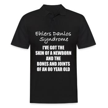 Syndrome d'Ehlers Danlos - Polo Homme - noir - Devant - Kai (181cm)
