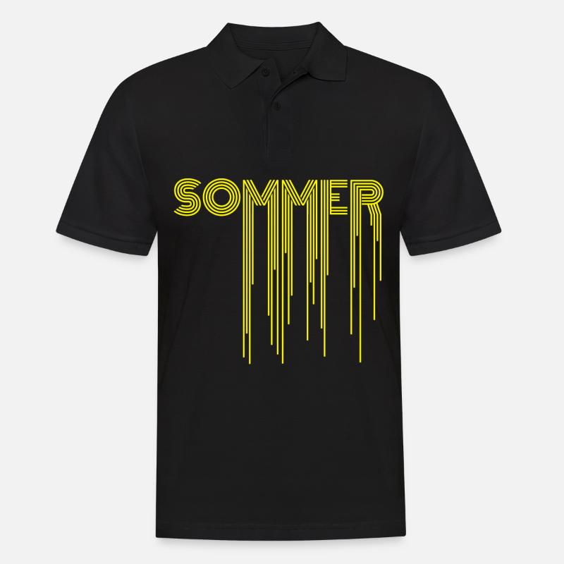 Sommer 2020 - Männer Poloshirt - Schwarz