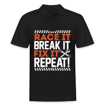 Drifting Sport Evolution - Drift fans Racing Gamin - Männer Poloshirt - Schwarz - Vorne - Kai (181cm)