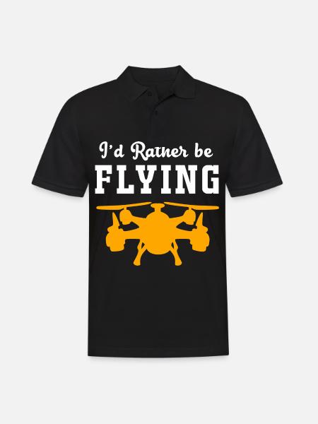 drone - Men's Polo Shirt - black