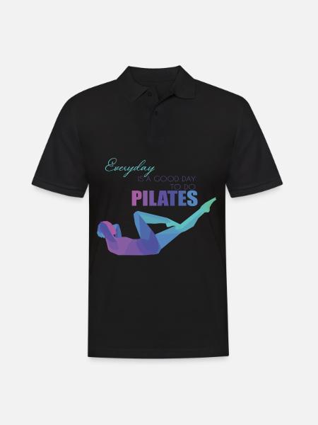 Pilates - Polo Homme - noir