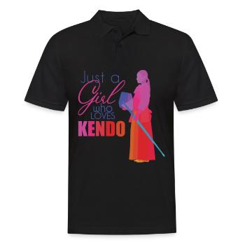 Kendo - Men's Polo Shirt - black - Front - Kai (181cm)