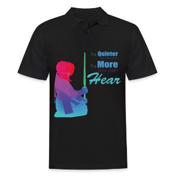 Kendo - Men's Polo Shirt - black - Front - Kai (181cm)