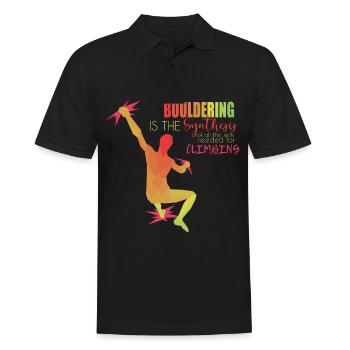 Bouldern - Polo Homme - noir - Devant - Kai (181cm)
