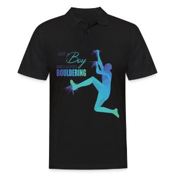 Bouldern - Polo Homme - noir - Devant - Kai (181cm)