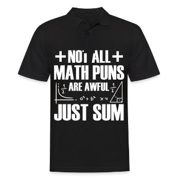 Professeur de mathématiques Mathématicien Professeur de mathématiques Mathématiques - Polo Homme - noir - Devant - Kai (181cm)