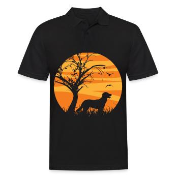 Nova Scotia Duck Tolling Great Retriever Sun - Men's Polo Shirt - black - Front - Kai (181cm)