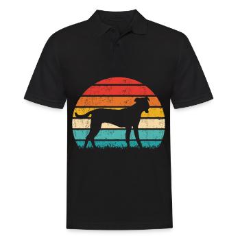 Bardino Majorero Canario Retro Vintage - Polo Homme - noir - Devant - Kai (181cm)