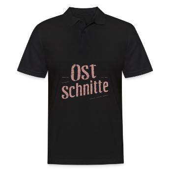 Ostschnitte - Stolze Frau Aus Ostdeutschland - Männer Poloshirt - Schwarz - Vorne - Kai (181cm)