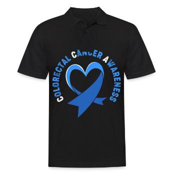 Colon, Cancer, Large Intestine - Men's Polo Shirt - black - Front - Kai (181cm)