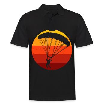 Parachute de parachutisme - Polo Homme - noir - Devant - Kai (181cm)