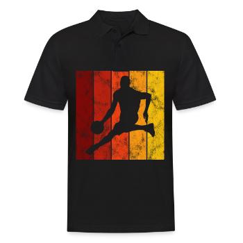Basketteur basket-ball basket-ball - Polo Homme - noir - Devant - Kai (181cm)