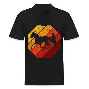 Chevaux de trot Trabrennsport Courses de chevaux - Polo Homme - noir - Devant - Kai (181cm)