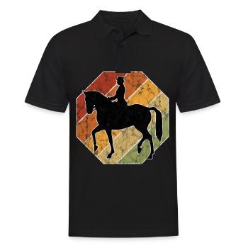 Dressage Équitation Cavaliers de dressage Équitation Équitation - Polo Homme - noir - Devant - Kai (181cm)