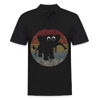 Eléphant éléphant pour enfants - Polo Homme - noir - Devant - Kai (181cm)