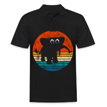 Eléphant éléphant pour enfants - Polo Homme - noir - Devant - Kai (181cm)