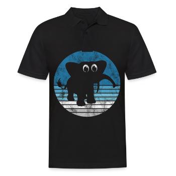 Eléphant éléphant pour enfants - Polo Homme - noir - Devant - Kai (181cm)