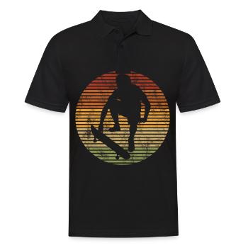 Skateboarder Skateboard Skater Skate Skateing - Polo Homme - noir - Devant - Kai (181cm)