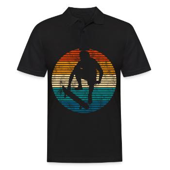 Skateboarder Skateboard Skater Skate Skateing - Polo Homme - noir - Devant - Kai (181cm)