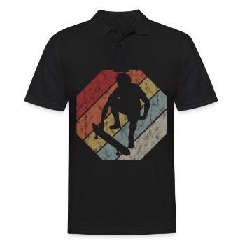 Skateboard Skateboarder Skater Skate Skateing - Polo Homme - noir - Devant - Kai (181cm)