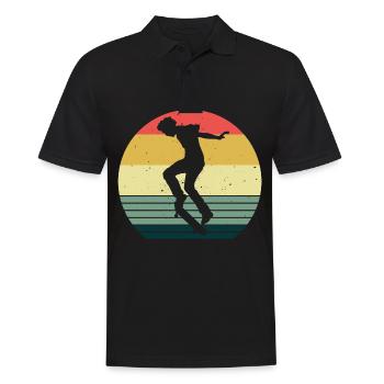 Skateboard Skateboarder Skater Skate Skateing - Polo Homme - noir - Devant - Kai (181cm)