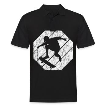 Skateboard Skateboarder Skater Skate Skateing - Polo Homme - noir - Devant - Kai (181cm)