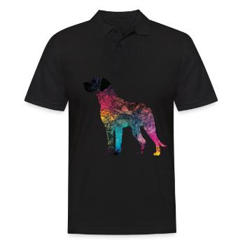 Bunte Hunde - Hunde Gruppe - Männer Poloshirt - Schwarz - Vorne - Kai (181cm)