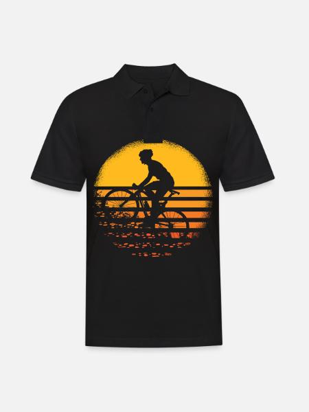 Retro VTT VTT vintage VTT - Polo Homme - noir