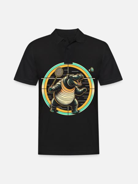 Shuttlecock - Men's Polo Shirt - black