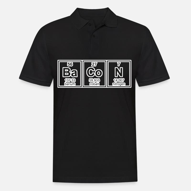 Bacon - Men's Polo Shirt - black