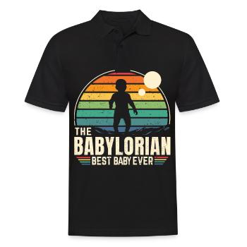 The BABYLORIAN - Bébé Vintage - Polo Homme - noir - Devant - Kai (181cm)