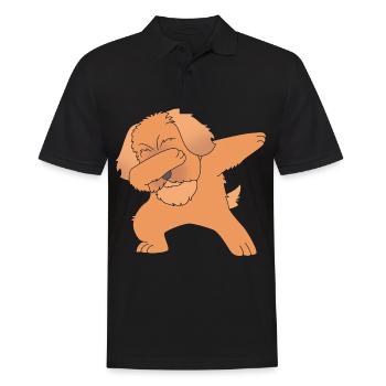 Chien pékinois - Polo Homme - noir - Devant - Kai (181cm)