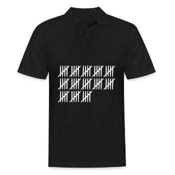 65 Birthday Bar List - 65 years old - Men's Polo Shirt - black - Front - Kai (181cm)