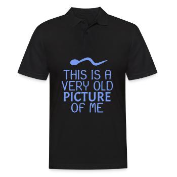 saying funny - Men's Polo Shirt - black - Front - Kai (181cm)
