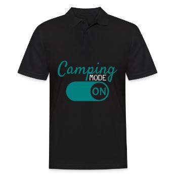 Mode de camping à - Polo Homme - noir - Devant - Kai (181cm)