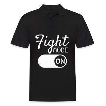 Fight Fighters - Men's Polo Shirt - black - Front - Kai (181cm)