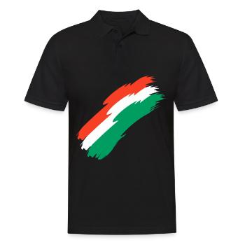 Oman Flag Colors - Men's Polo Shirt - black - Front - Kai (181cm)