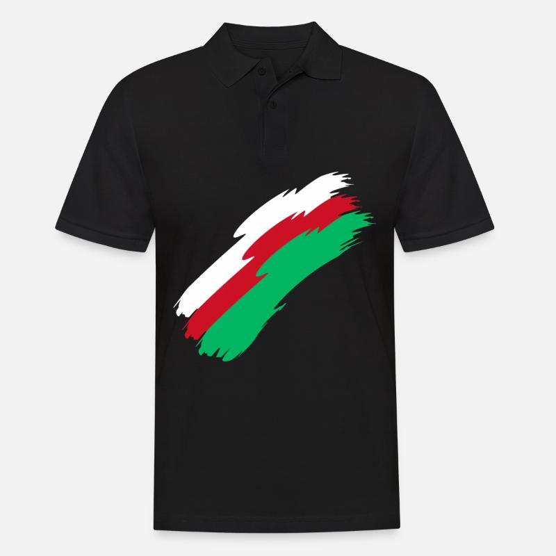 Madagaskar - Männer Poloshirt - Schwarz