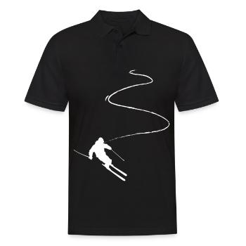 Ligne courbe - Ski - (13) - Polo Homme - noir - Devant - Kai (181cm)