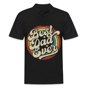 Best Dad Ever Best Father's Day Gift - Men's Polo Shirt - black - Front - Kai (181cm)