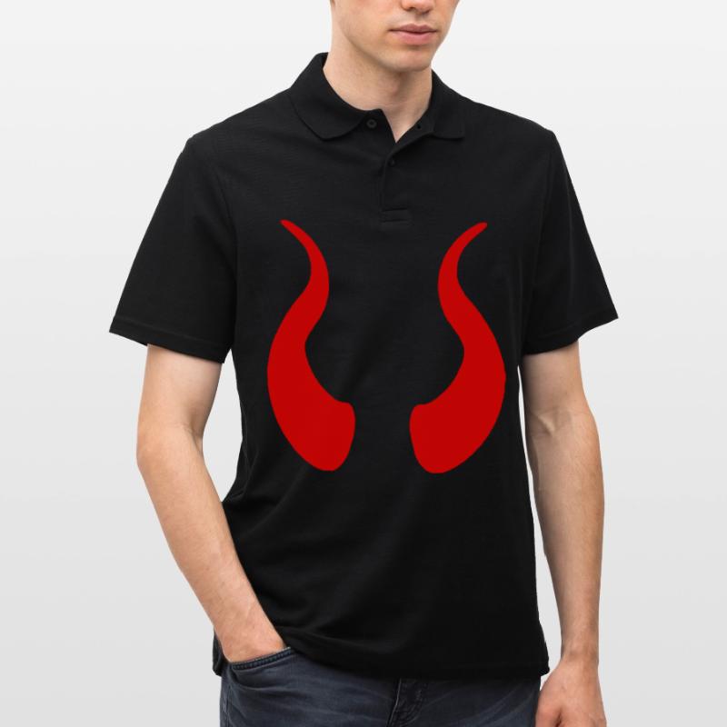 Devil horns Men's Polo Shirt